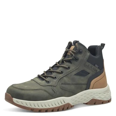Afbeelding van s.Oliver Heren WL Lace Boot 5 16245 43 Sneeuwlaarzen, Khaki Comb, 42 EU, Kam, EU
