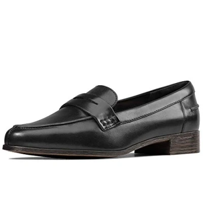 Afbeelding van Clarks Instappers, Dames, Maat: 41, Black leather Leer