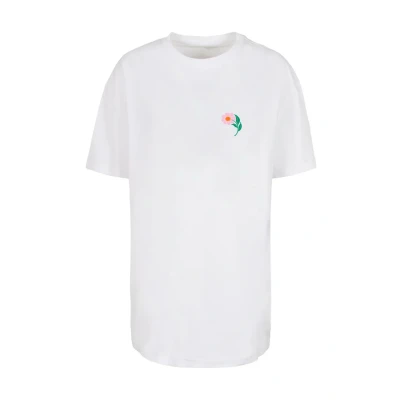 Afbeelding van Mister Tee Choose Kindness Boyfriend Tshirt print, Dames, Maat: Large, White