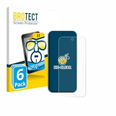 Afbeelding van BROTECT Screenprotector voor Google Pixel 9 Pro XL Folie Beschermfolie transparant (6 Stuks)