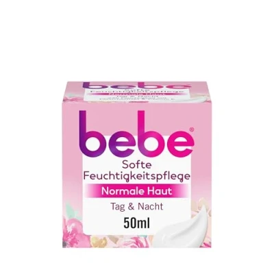 Afbeelding van bebe vochtinbrengende crème (50 ml), gezichtscrème voor normale huid met perzikextract en vitamine E, lichte het gezicht