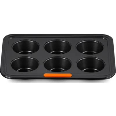 Afbeelding van Bakvorm Le Creuset 6 Muffins 29 x 22 cm Zwart