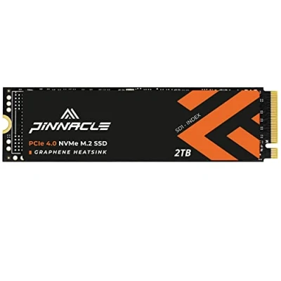 Afbeelding van Timetec PCIe 4.0 Gaming SSD NVMe Gen4x4 M.2 2280 3D NAND TLC 1000TBW lees /schrijfsnelheid Tot 7.100/5.500 MB/s Interne Solid State Drive voor PS5, PC (Graphene 2TB SSD)