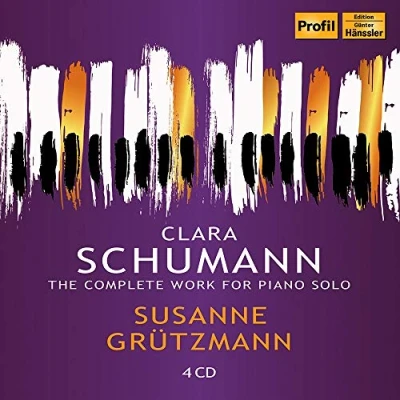 Afbeelding van Susanne Grutzmann Clara Schumann: Solo Piano Works (4 CD)