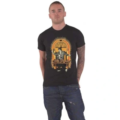 Afbeelding van Elvis Presley Dancing Heren T shirt S Zwart