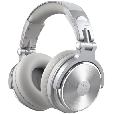 Afbeelding van OneOdio Pro 10 over ear hoofdtelefoons, bekabelde hoofdtelefoon met Shareport microfoon, jack 3,5 mm en 6,35 mm, voor opname, mixen, studiobewaking, DJ&#039;s, gitaar, podcast, pc