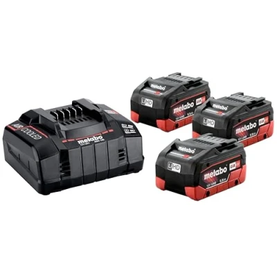 Afbeelding van Metabo 685074000 18V LiHD accu starterset (3x 5.5Ah) + lader