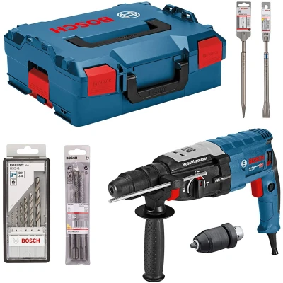 Afbeelding van Bosch Blauw GBH 2 28 F Combihamer SDS plus + snelspanboorkop in L Boxx accessoires 0615990HG8