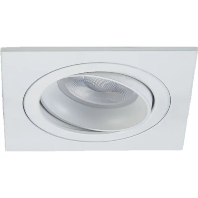 Afbeelding van Platte inbouwspot James Vierkant Wit Extra Warm Dimbaar 3.8W RTM Lighting LED