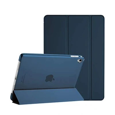 Afbeelding van ProCase Smart Case voor iPad Pro 9.7 2016 (Model: A1673 A1674 A1675)), Ultra Slim Lichtgewicht Stand Shell Cover met Doorschijnende Frosted Terug Inch Navy