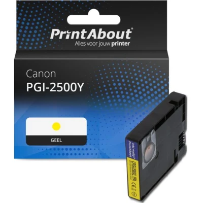 Afbeelding van Huismerk Canon PGI 2500Y Inktcartridge Geel