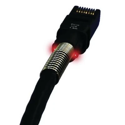 Afbeelding van Patchkabel RJ45 CAT 6A U/UTP zwart 2.4 m