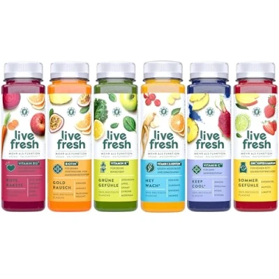 Afbeelding van Probierpaket 6 Wellness Säfte &amp; Nicht erhitzt.