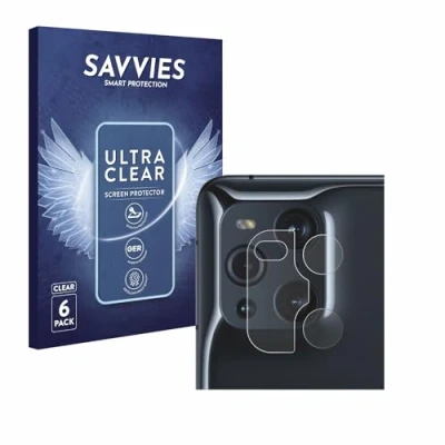 Afbeelding van Savvies (6 Stuks) Schermbeschermer voor Oppo Find X3 Pro (ALLEEN Camera Lens) Screen Protector Ultra Transparant