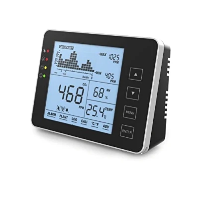 Afbeelding van Seben 1200P B CO2 meter en monitor met verkeerslicht, akoestisch alarm, datalogger voor luchtkwaliteitsmeting