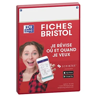 Afbeelding van OXFORD Set van 400 pagina&#039;s, dubbel, groot, geruit, A4 formaat (21 x 29,7 cm), geperforeerd