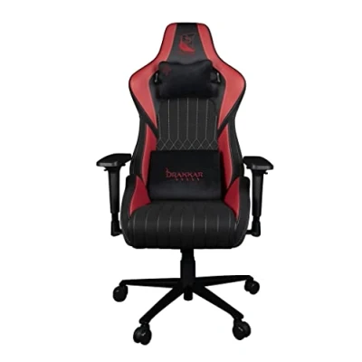 Afbeelding van Konix Stoel, rood zwart, medium