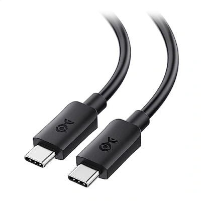 Afbeelding van Cable Matters USB 5Gbps 240W Type C kabel in zwart 2.5m/8.2ft
