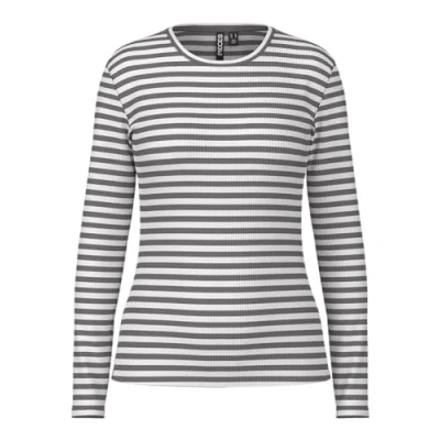 Afbeelding van PIECES Tshirt Ruka Donkergrijs S
