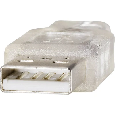 Afbeelding van Renkforce USB kabel 2.0 A stekker 1.80 m Doorzichtig RF 4737362