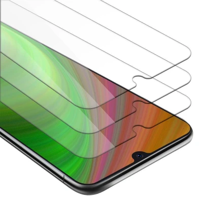 Afbeelding van Cadorabo 3x Screenprotector geschikt voor Samsung Galaxy A40 in KRISTALHELDER Tempered Display Pantser Film