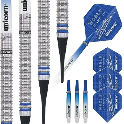 Afbeelding van Unicorn Gary Anderson W.C. Phase 3 90% Deluxe Soft Tip Dartpijlen 20 Gram