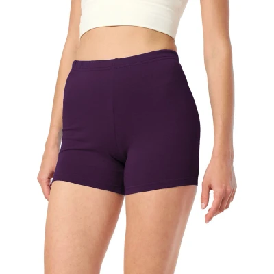 Afbeelding van Merry Style MS MS10 283 LE Dames Leggings Sport Vrijetijdsbroek Kort Viscose Sporbroek Yogabroek Pruim L