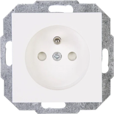 Afbeelding van Kopp 940429000 Wandcontactdoos Inzetstuk 1 voudig HK 07 Zuiver wit