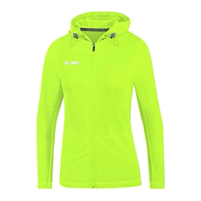 Afbeelding van Jas met kap Run 2.0 Fluogroen / 44