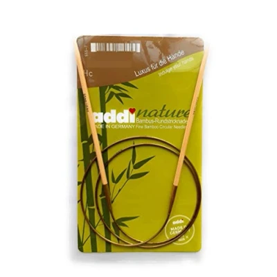 Afbeelding van addi Bamboo Fixed Circular Knitting Needles 100cm 6.00mm