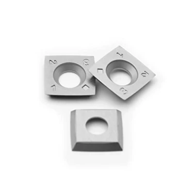 Afbeelding van CDBP Hout Draaien Gereedschap Carbide Getipt 15x15x2,5 Mm Met R100 Radius Vierkante Cutter Inserts Voor draaibeitels en Houtbewerking Draaibank Tool, 3 stks
