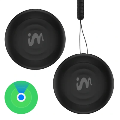 Afbeelding van imoshion Mini Tag GPS Tracker voor iOS 2 pack Zwart