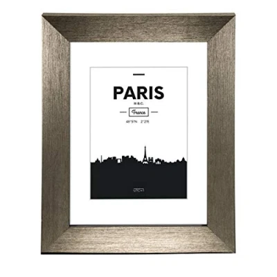 Afbeelding van Hama Kunststof fotolijst&quot;Paris&quot; (lijst 30 cm x 40 cm, rand 20 mm 15 mm, voor foto&#039;s van het formaat 28 spiegelglas, polystyreen (PS), met haken) staal