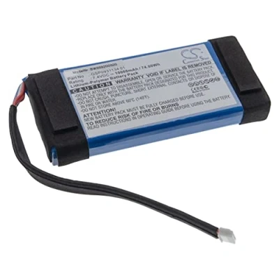 Afbeelding van vhbw Accu compatibel met JBL Boombox, JEM3316, JEM3317, JEM3318 luidsprekerboxen speaker (10000mAh, 7,4V, Li Polymeer)