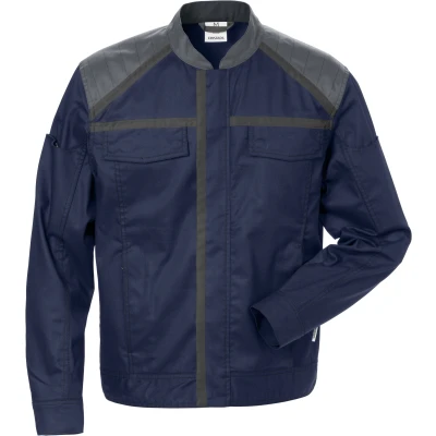 Afbeelding van Fristads Jack 4555 Stfp MARINEBLAUW/GRIJS L