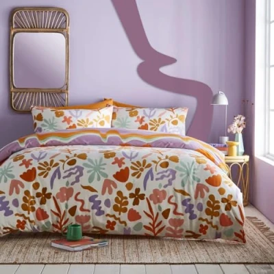 Afbeelding van furn. Amelie Dekbedovertrekset, veelkleurig, tweepersoons