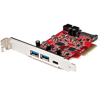 Afbeelding van StarTech.com PEXUSB312A1C1H interfacekaart/ adapter Intern USB 3.2 Gen 2 (3.1 2)