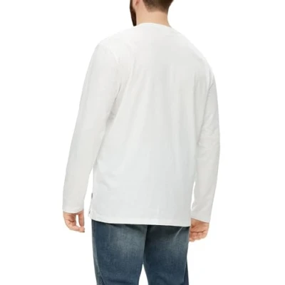 Afbeelding van s.Oliver Longsleeve, Heren, Maat: XXL, Weiß