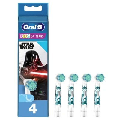 Afbeelding van Oral B Kids Star Wars opzetborstels Wit 4 stuks