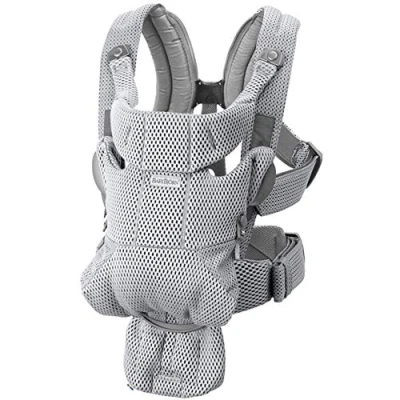 Afbeelding van BabyBjörn Draagzak Move 3D Mesh Grijs Buikdrager Ergonomisch Extra lendesteun Ademend