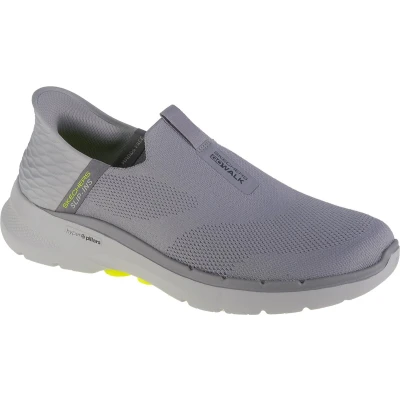 Afbeelding van Skechers Go Walk 6 Easy On Slip ins 216278 GRY, Mannen, Grijs, Sneakers, maat: 45