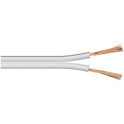 Afbeelding van Luidspreker kabel (CU koper) 2x 0,50mm² / wit 10 meter