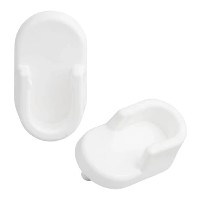 Afbeelding van Kledingstang houder 102116 geschikt als reserveonderdeel voor IKEA TRYSIL HOFORS SYVDE kledingstanghouder (2 stuks)