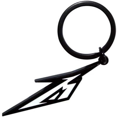 Afbeelding van Metallica M Logo Sleutelhanger Zwart/Wit
