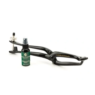 Afbeelding van Langer &amp; Messmer hallux valgus tang incl. lederen stretcher elimineert drukpunten op de schoen punctueel stretching hulpmiddel voor valgus, bunions, eeltknobbels en rigidus problemen