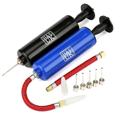 Afbeelding van H&amp;S Set bestaande uit 2 inflator kogelkraanadapters met naalden voor voetbal en basketbal