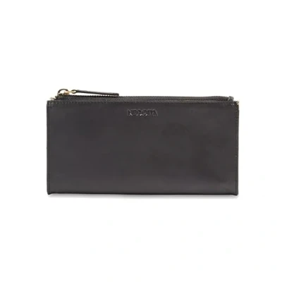 Afbeelding van NEGOTIA Alpha Essential Case Portemonnee voor Telefoon &amp; Apple essentials Luxe Top grain leer Zwart