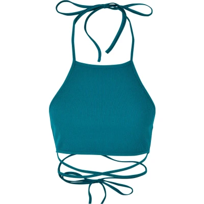 Afbeelding van Urban Classics Trapeze Cropped Top, Dames, Maat: XL, Watergreen