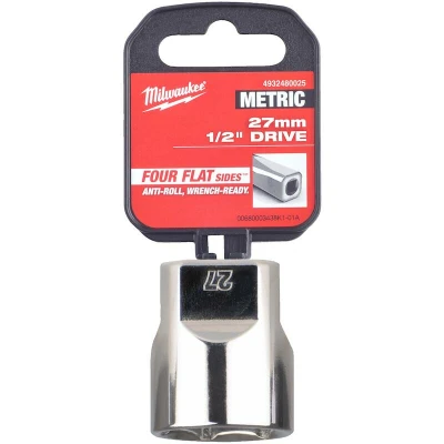 Afbeelding van Milwaukee Accessoires 1/2&quot; Dop Metrisch 27 mm 4932480025