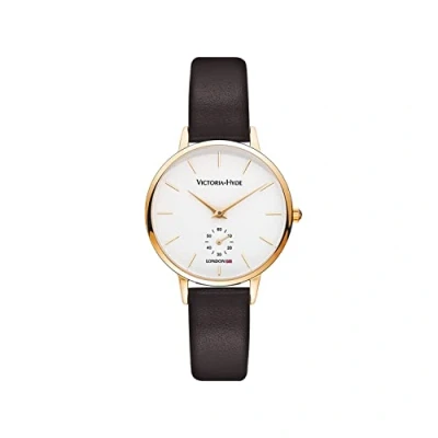 Afbeelding van VICTORIA HYDE Fashion Elegant Dames Kwarts Horloges Afneembare Echt Lederen Band